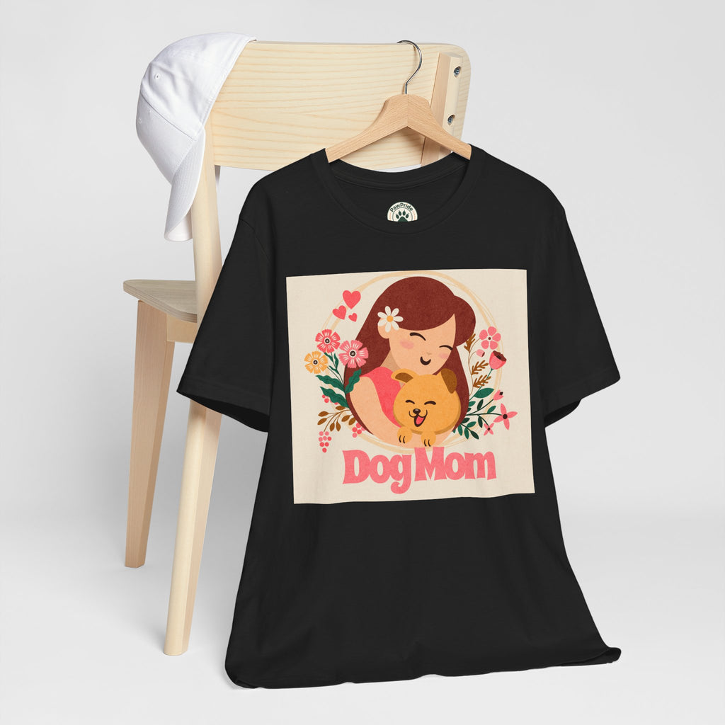 Dog Mom T-Shirt — Cute Floral Dog Mom Tee