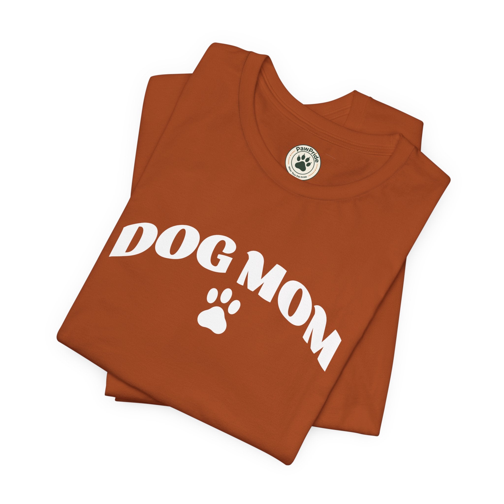 Dog Mom T-Shirt – Retro Paw Print Tee for Dog Lovers, Pet Mom Gift