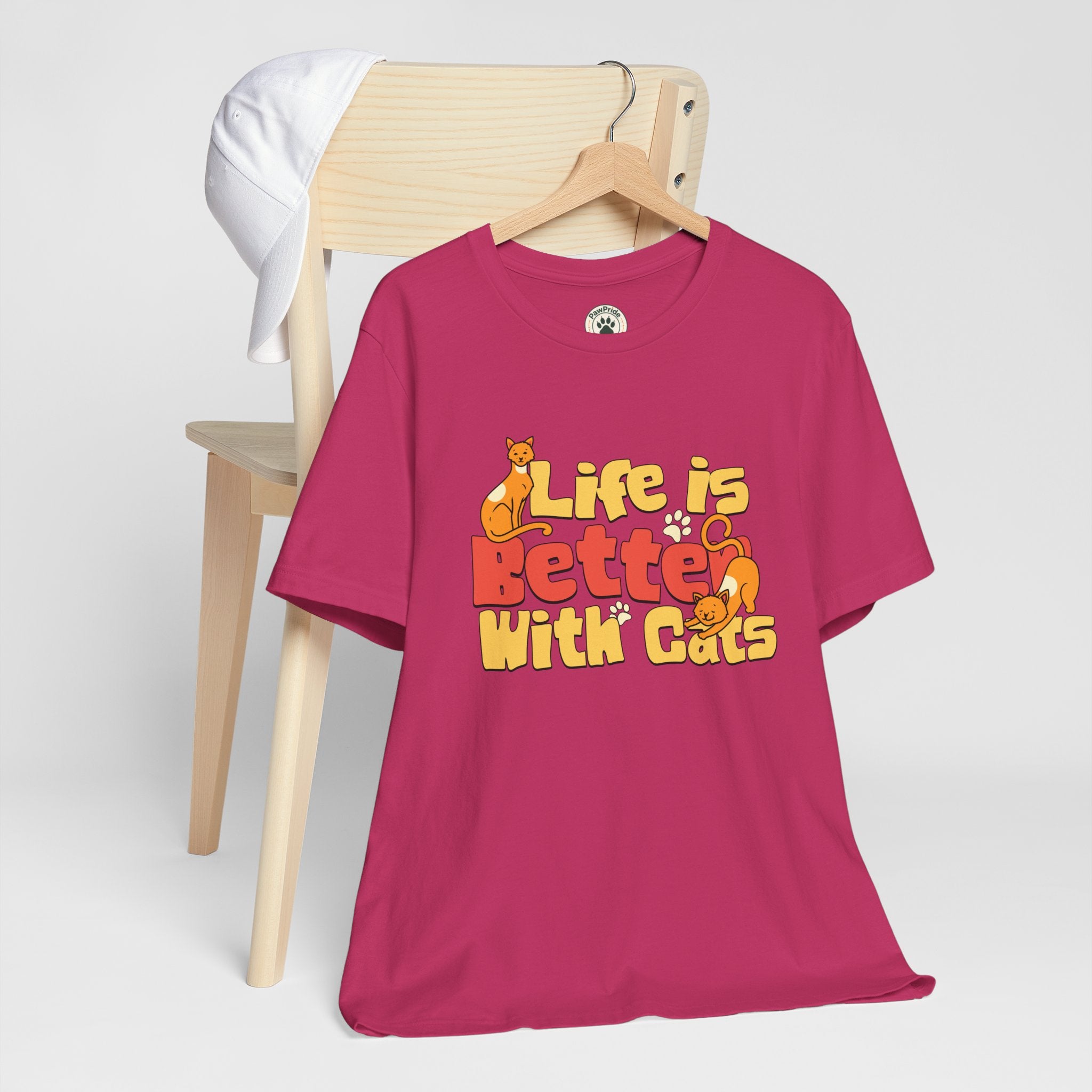 Life Is Better With Cats T‑Shirt