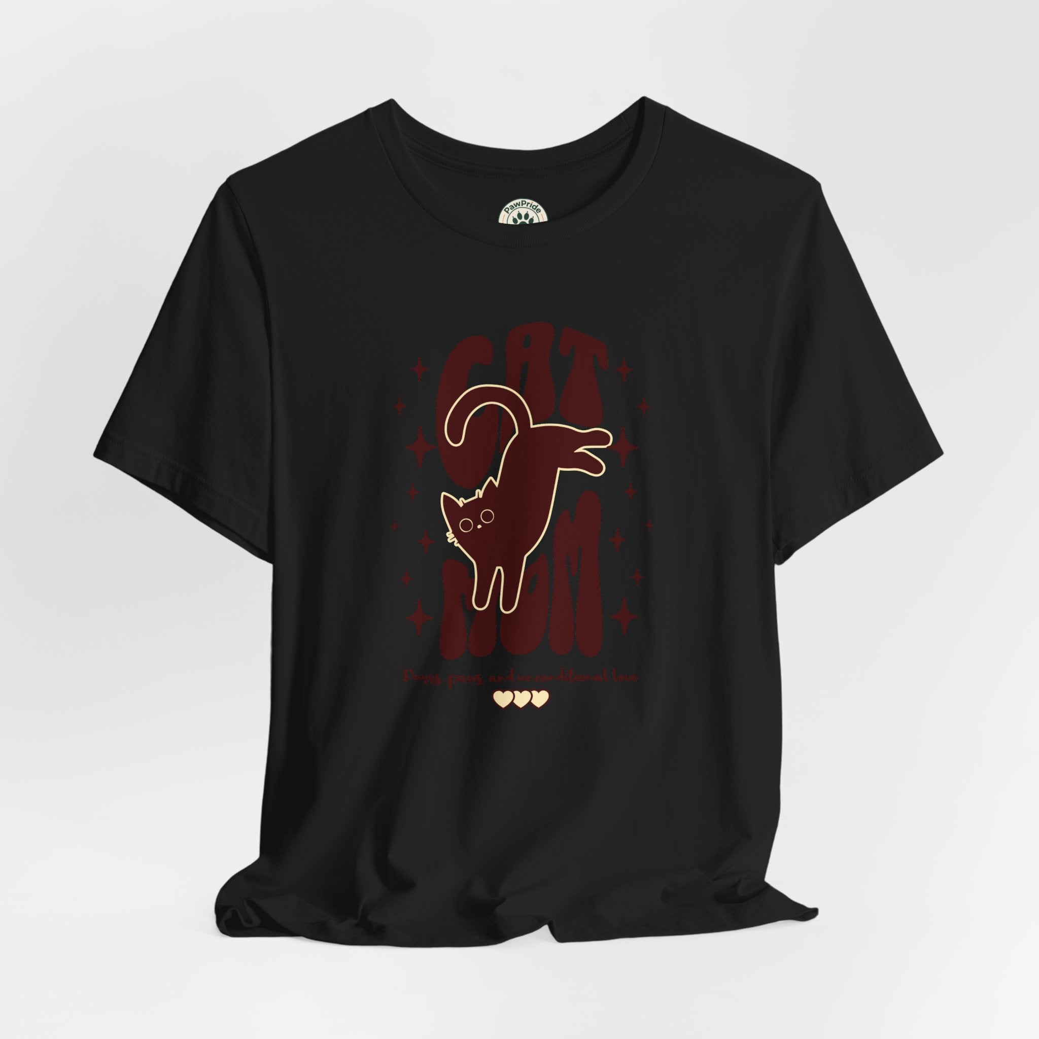 Cat Mom Retro Graphic Tee — "Cat Mom" Vintage Cat Lover T‑Shirt