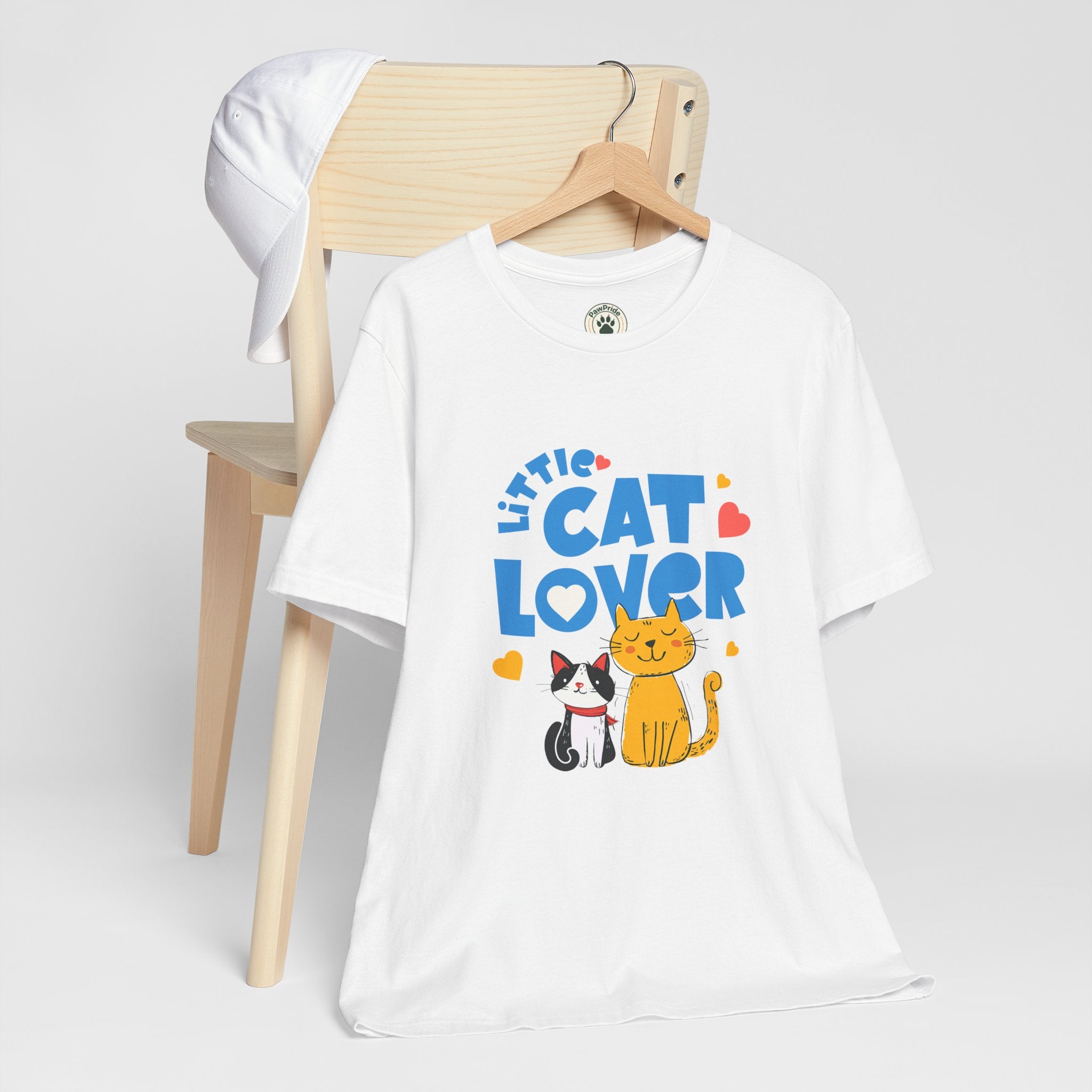 Little Cat Lover T-Shirt — Cute Cat Graphic Tee for Kids & Cat Moms