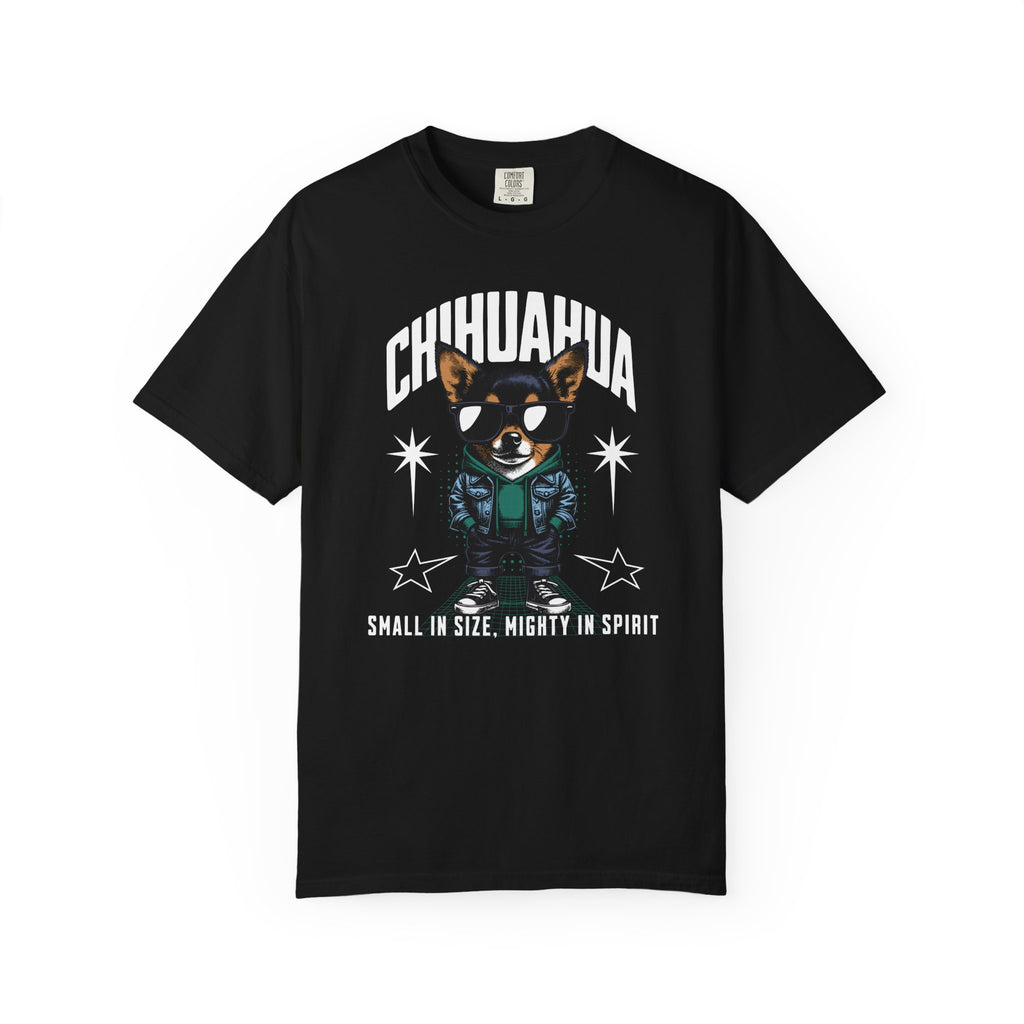 Chihuahua 'Small in Size, Mighty in Spirit' Graphic T-Shirt