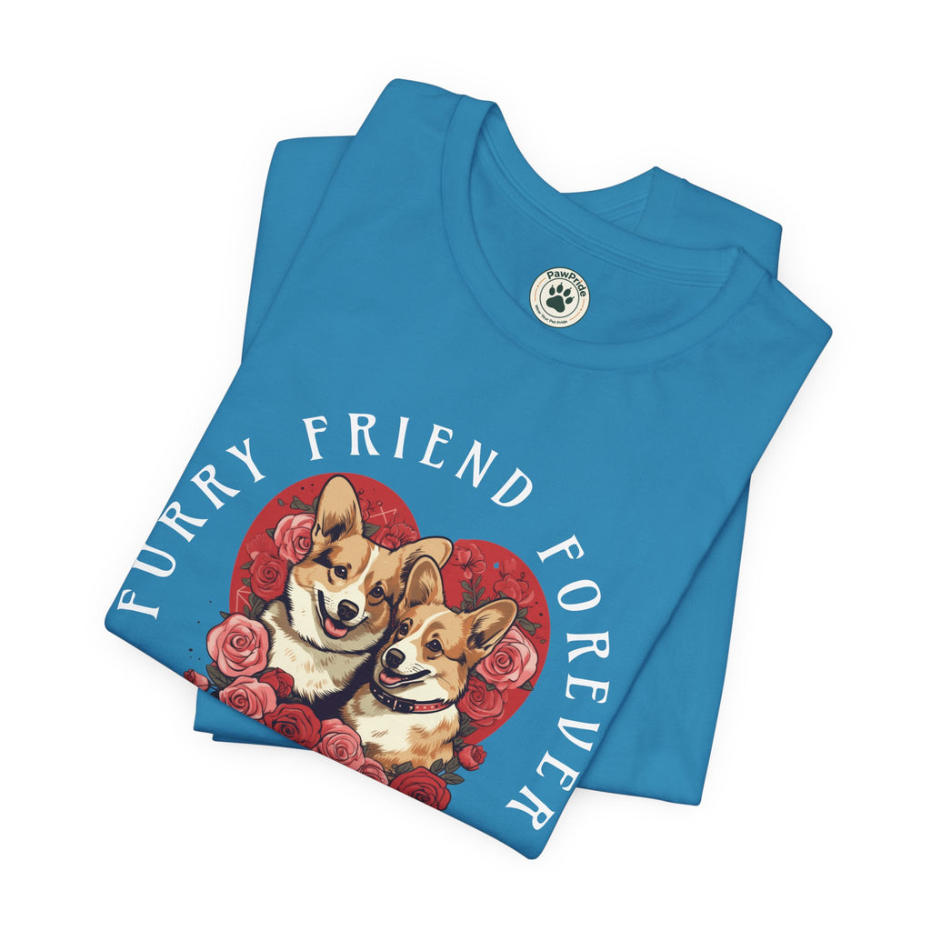 Puppy Love T-Shirt — "Furry Friend Forever" Corgi Tee