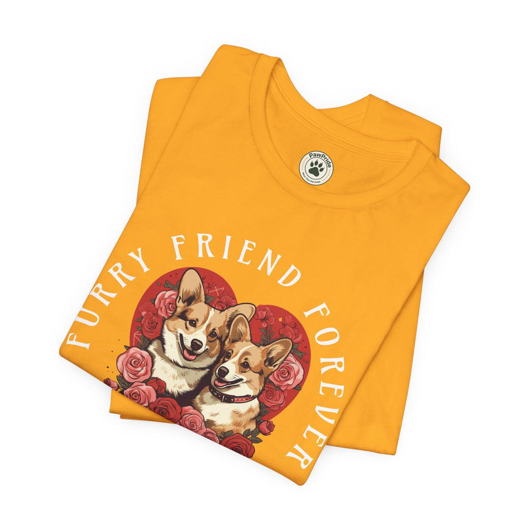 Puppy Love T-Shirt — "Furry Friend Forever" Corgi Tee