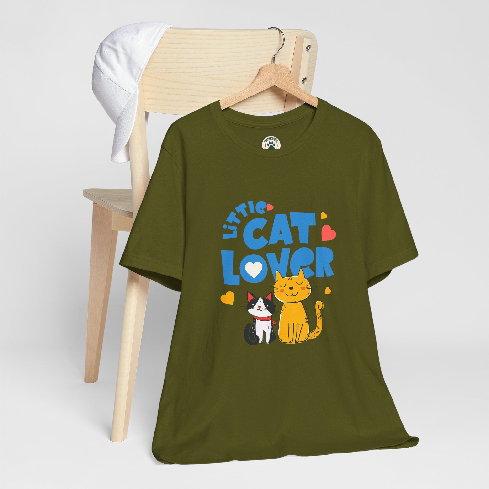 Little Cat Lover T-Shirt — Cute Cat Graphic Tee for Kids & Cat Moms