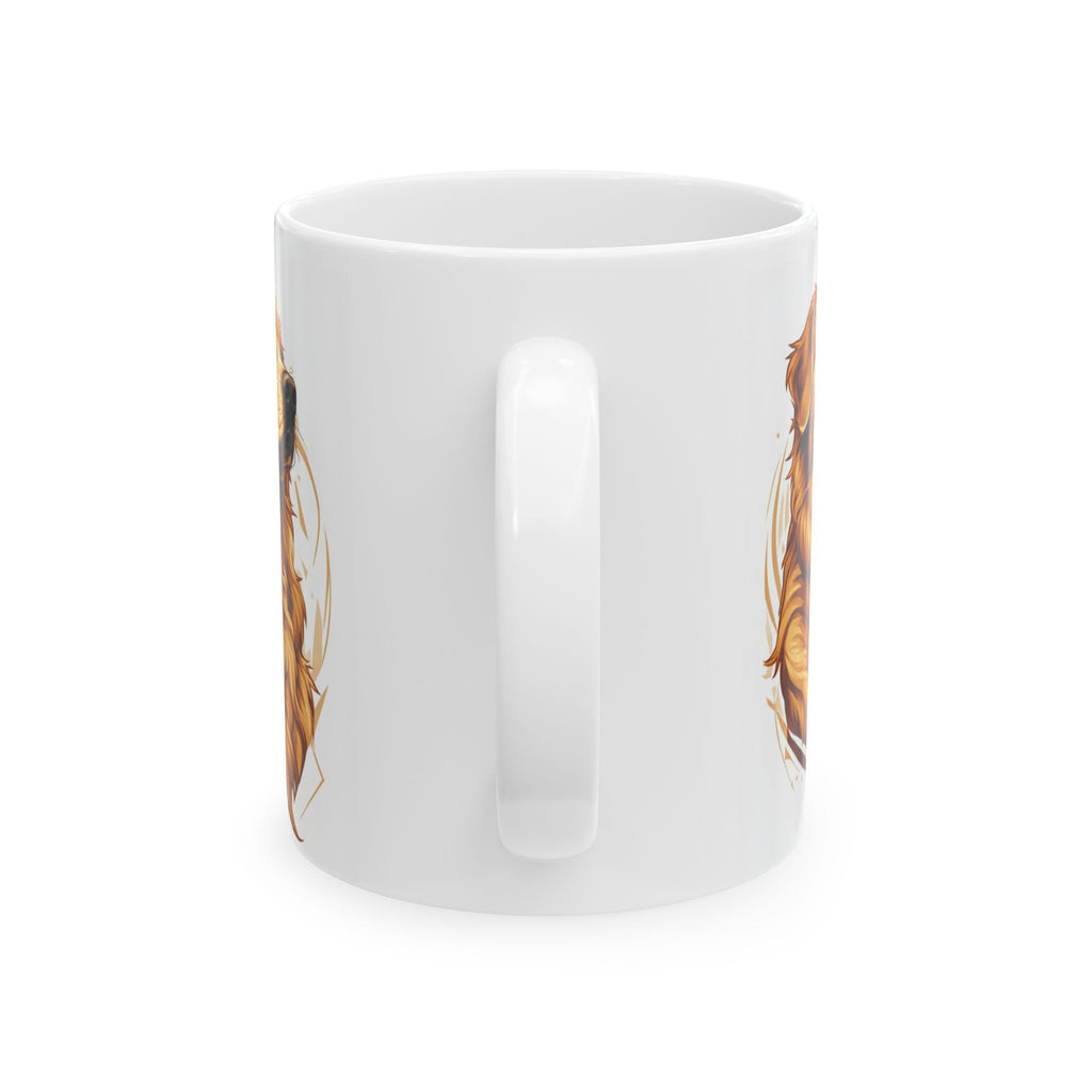 Astrology Leo Zodiac Ceramic Mug — Cute Sunflower Leo Design (11oz & 15oz)