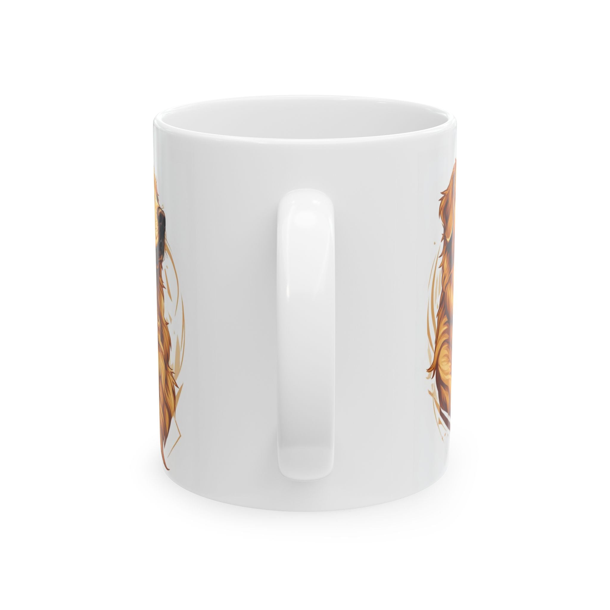 Astrology Leo Zodiac Ceramic Mug — Cute Sunflower Leo Design (11oz & 15oz)
