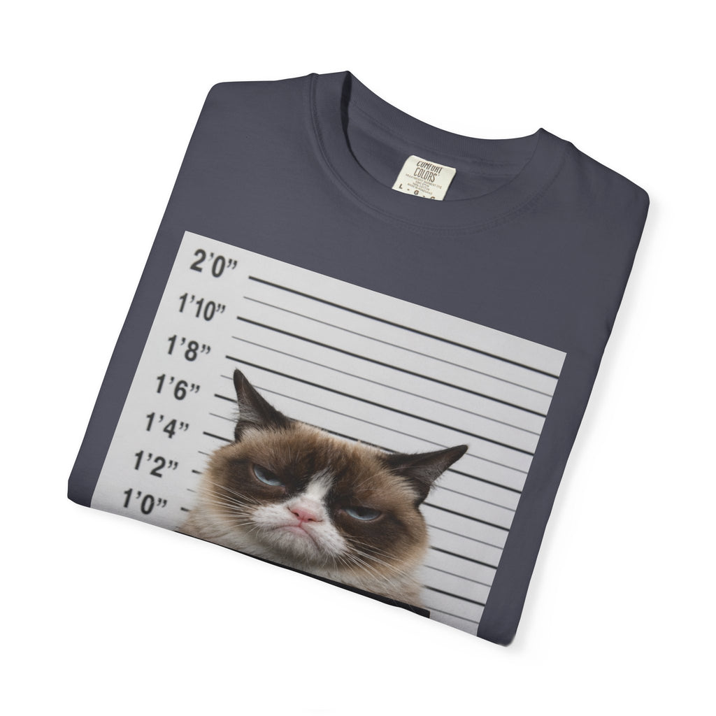 Grumpy Cat Mugshot T‑Shirt — "I Hate People" Graphic Tee