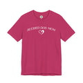 Blessed Dog Mom T-Shirt — Women’s Dog Lover Tee with Heart