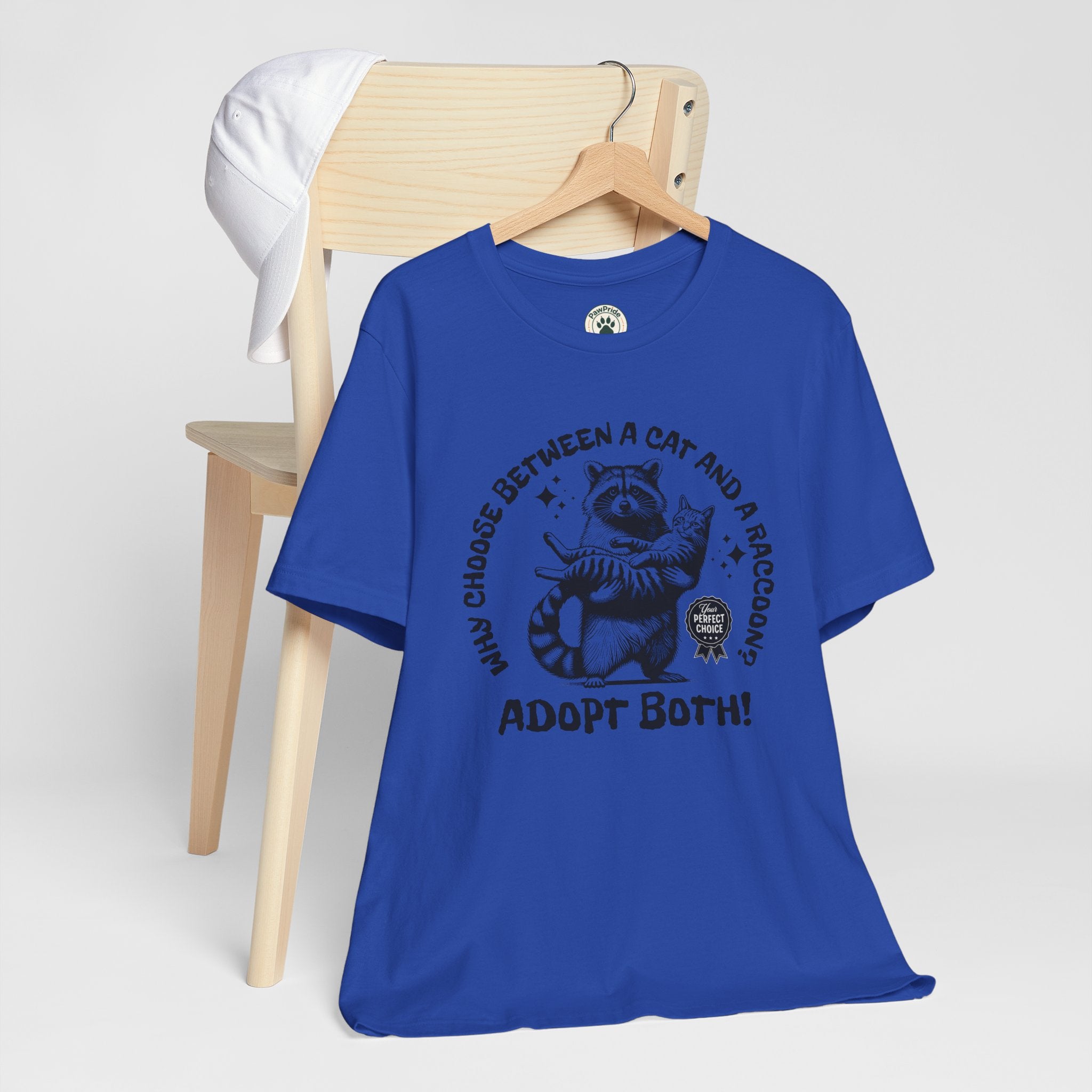 Adopt Both! Raccoon & Cat Rescue T-Shirt