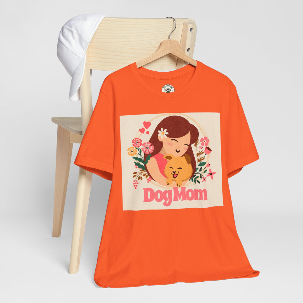 Dog Mom T-Shirt — Cute Floral Dog Mom Tee
