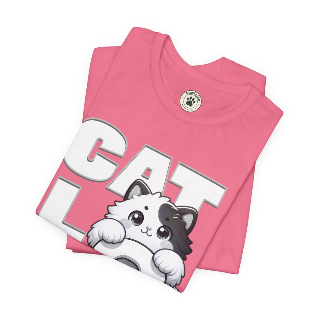 Cat Lover T‑Shirt — Cute Kitten Donut Graphic Tee for Cat Fans