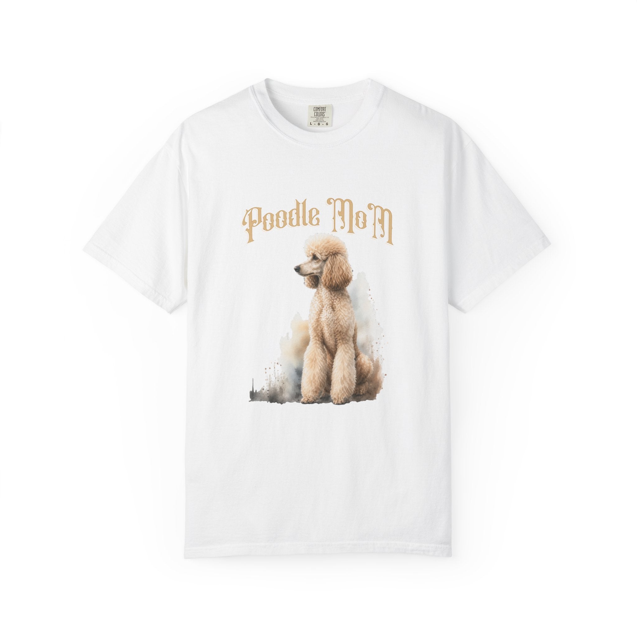 Poodle Mom T-Shirt — Cute Vintage Poodle Graphic Tee for Dog Lovers