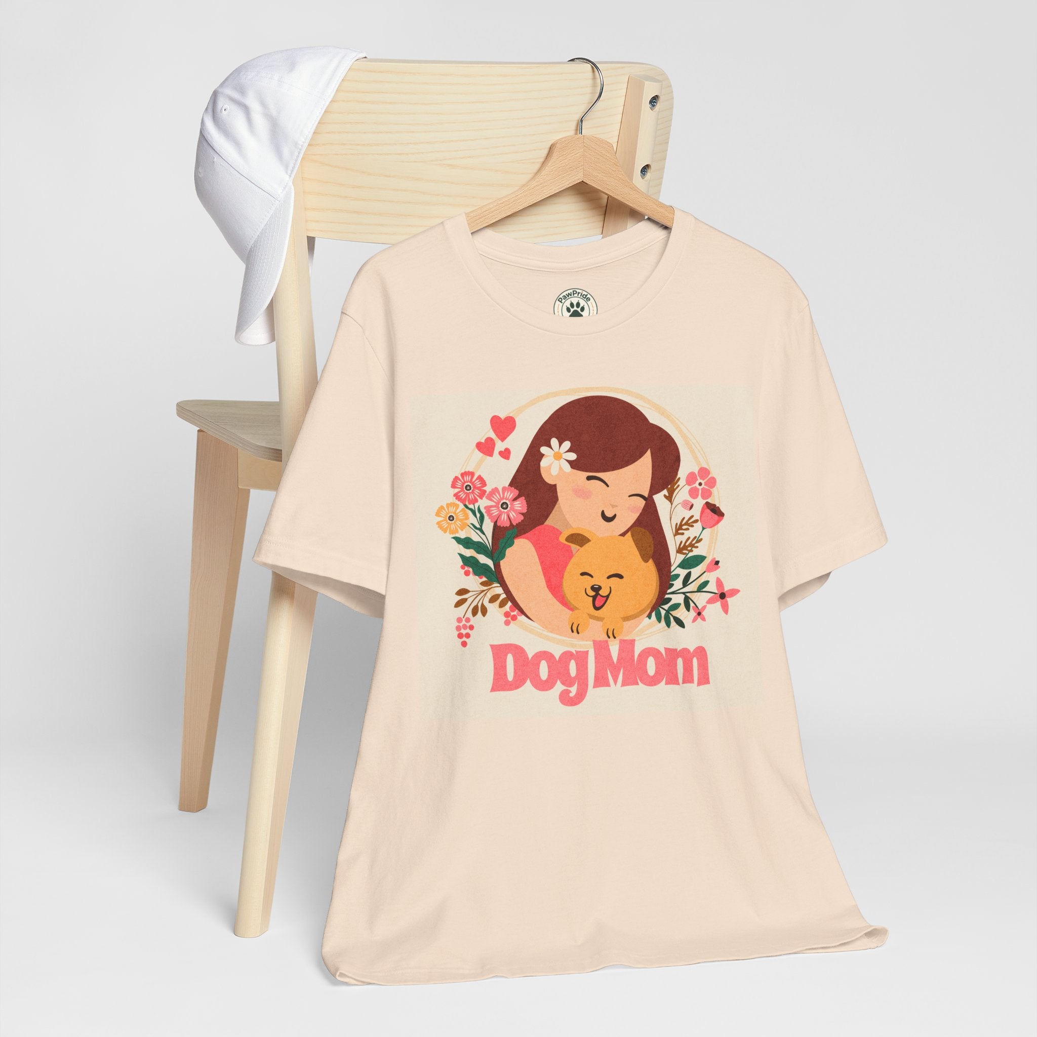 Dog Mom T-Shirt — Cute Floral Dog Mom Tee