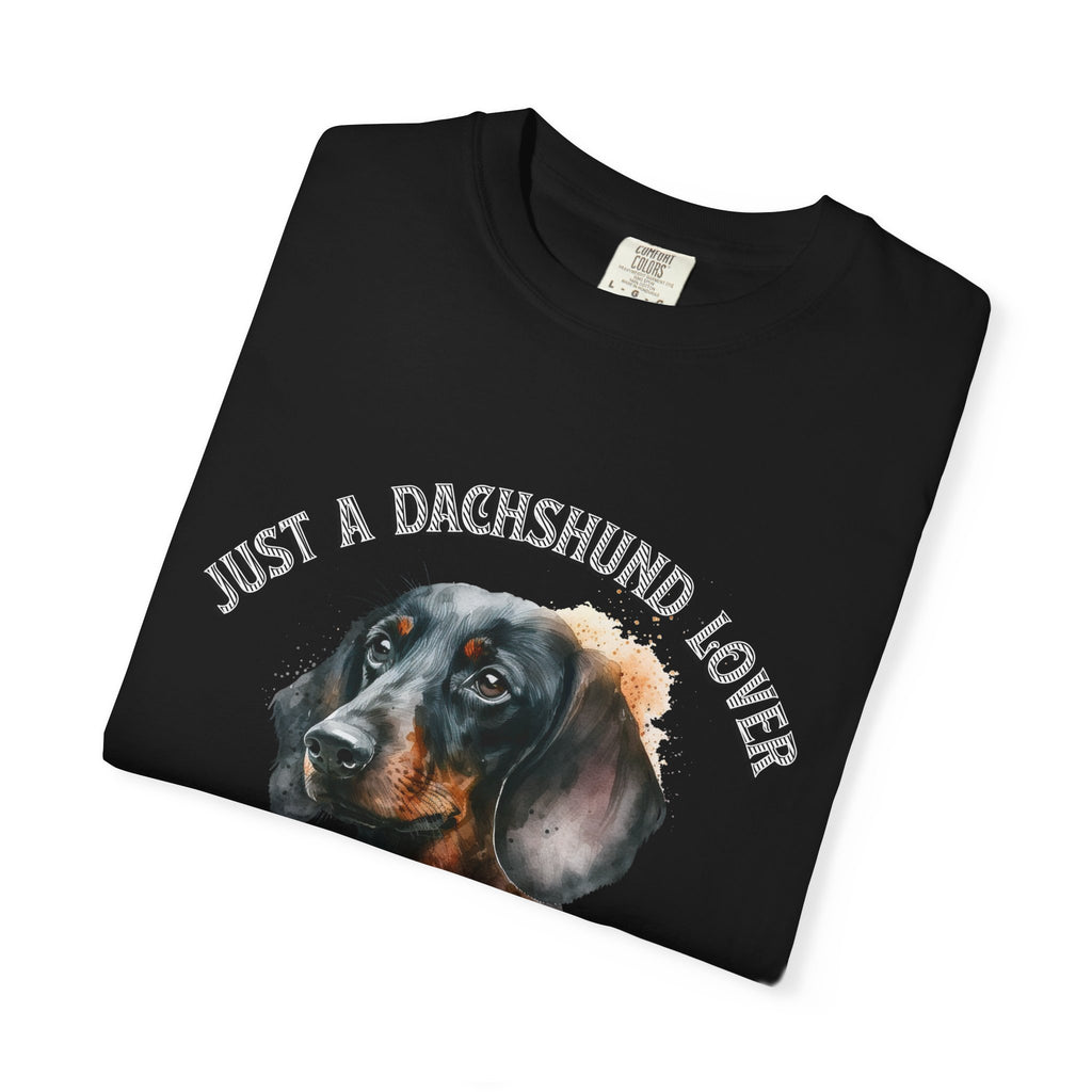 Dachshund Lover T‑Shirt — "Just a Dachshund Lover, Long Boy" Graphic Tee