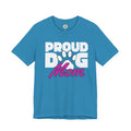 Proud Dog Mom T-Shirt – Paw Print Graphic Tee for Dog Lovers
