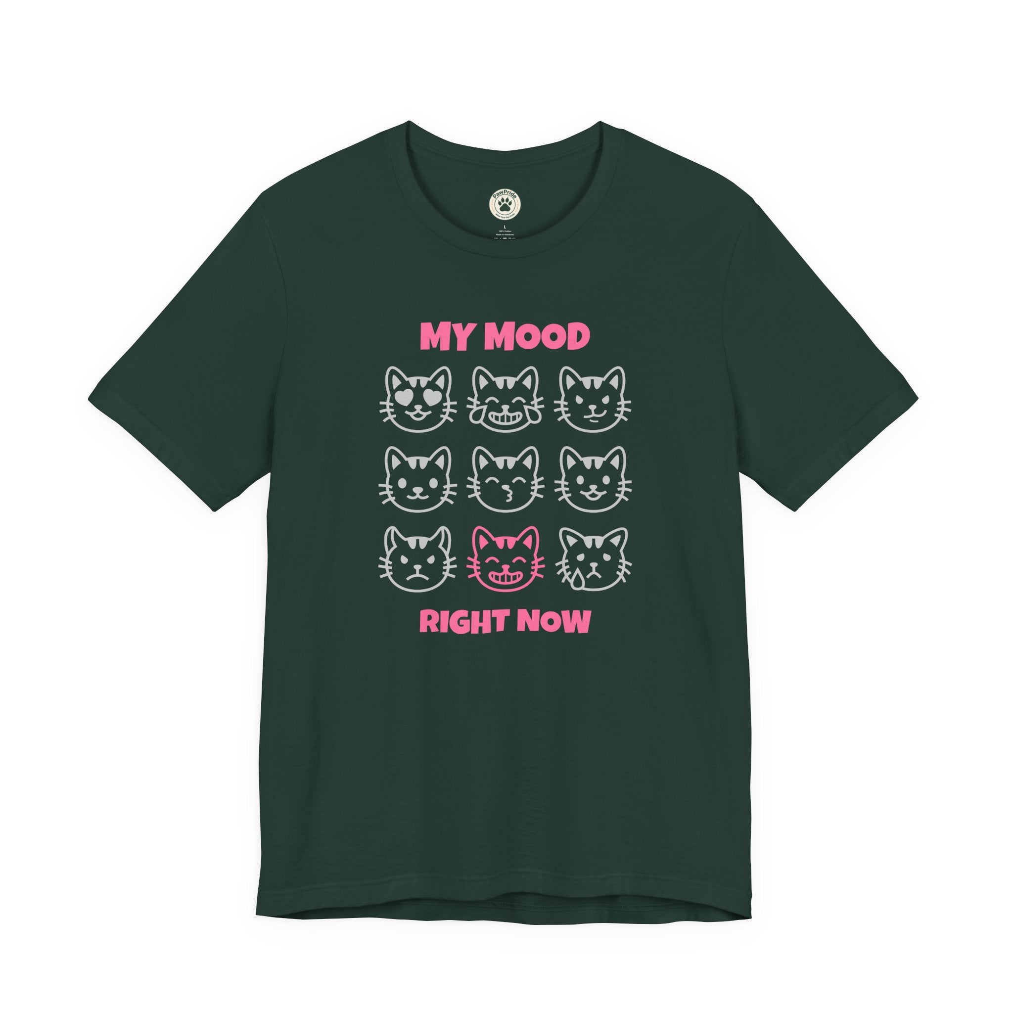 My Mood Right Now Cat Graphic Tee