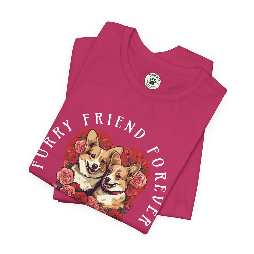 Puppy Love T-Shirt — "Furry Friend Forever" Corgi Tee