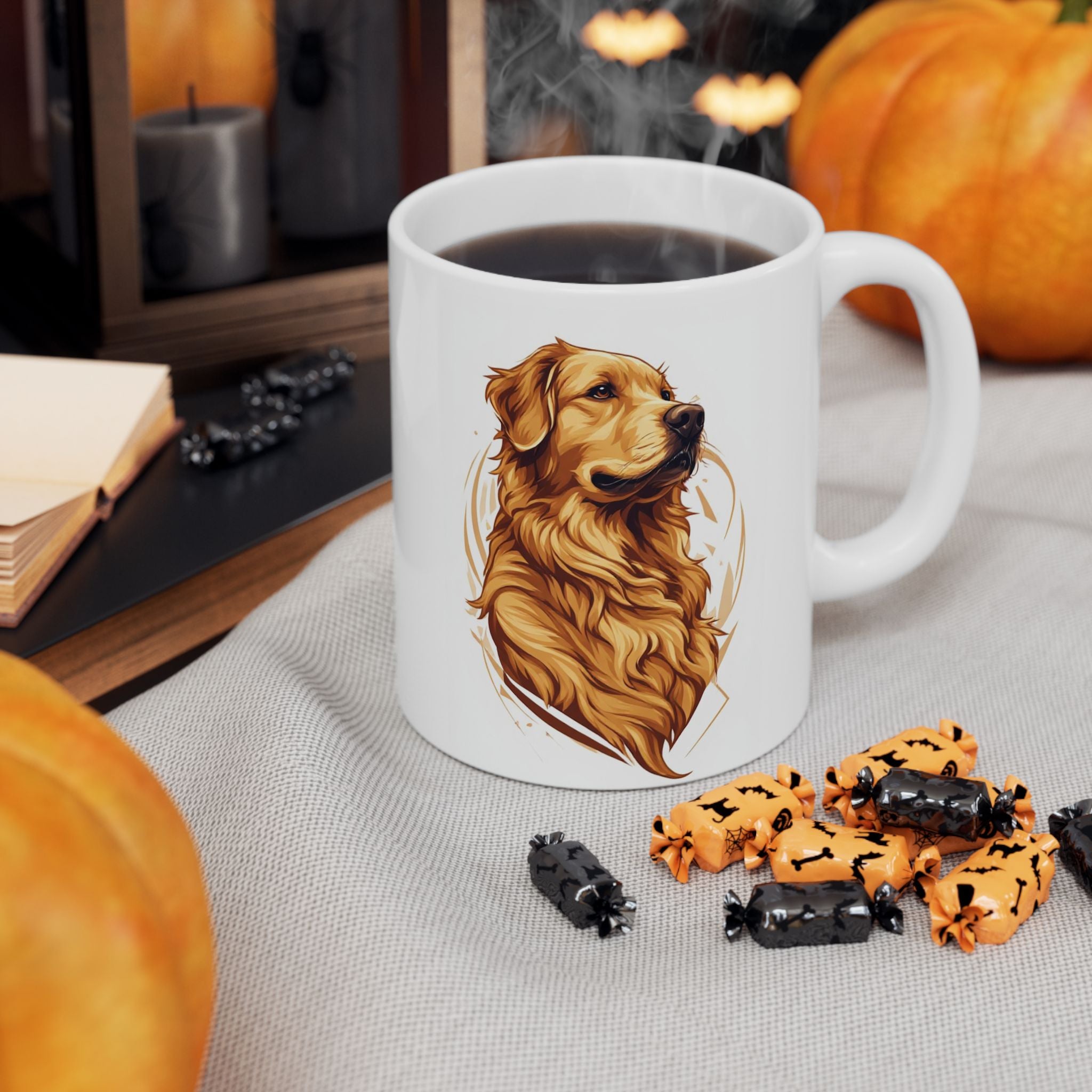 Astrology Leo Zodiac Ceramic Mug — Cute Sunflower Leo Design (11oz & 15oz)
