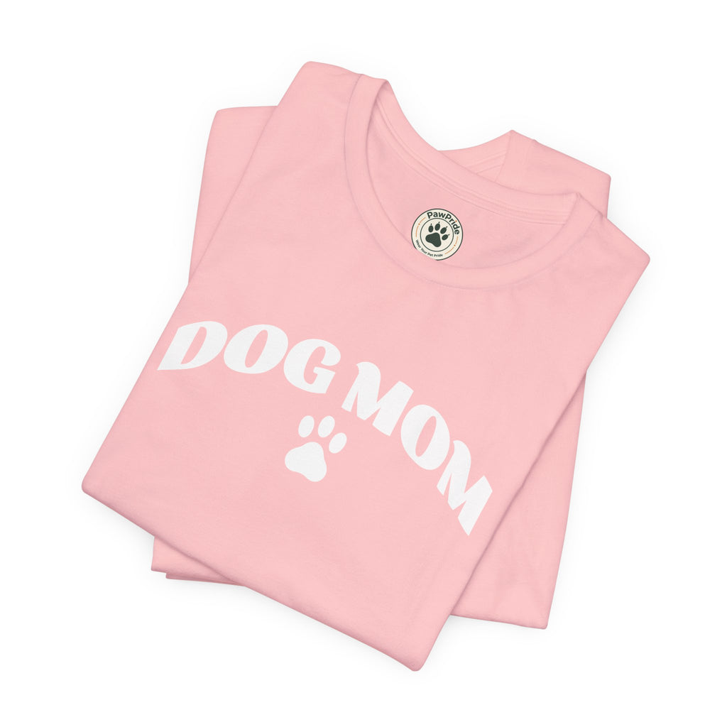 Dog Mom T-Shirt – Retro Paw Print Tee for Dog Lovers, Pet Mom Gift