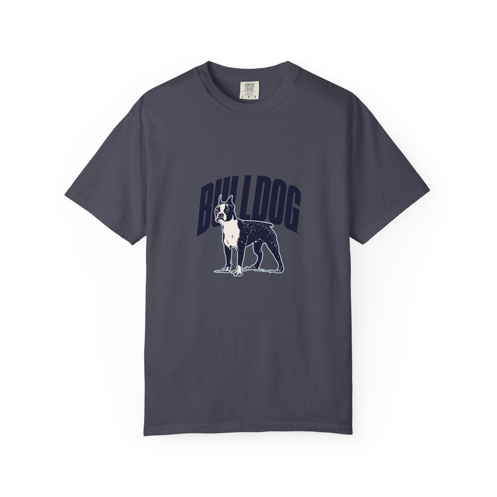 Bulldog Graphic T-Shirt — Vintage Collegiate Dog Tee