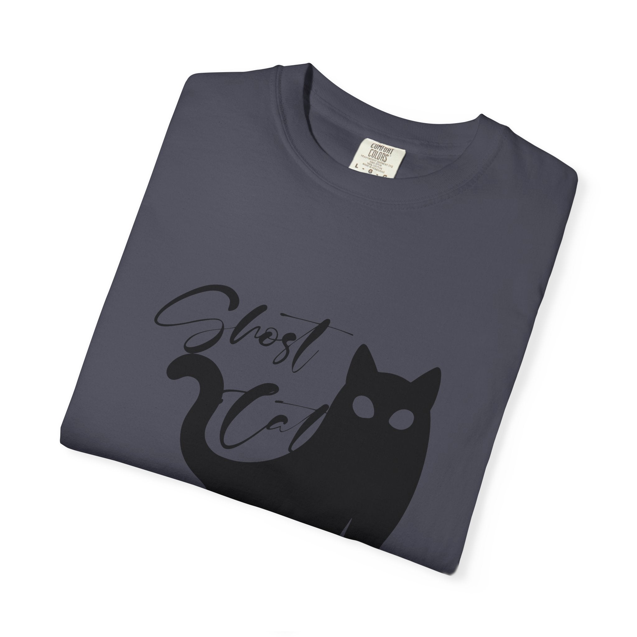 Ghost Cat T-Shirt — Cute Spooky Cat Graphic Tee