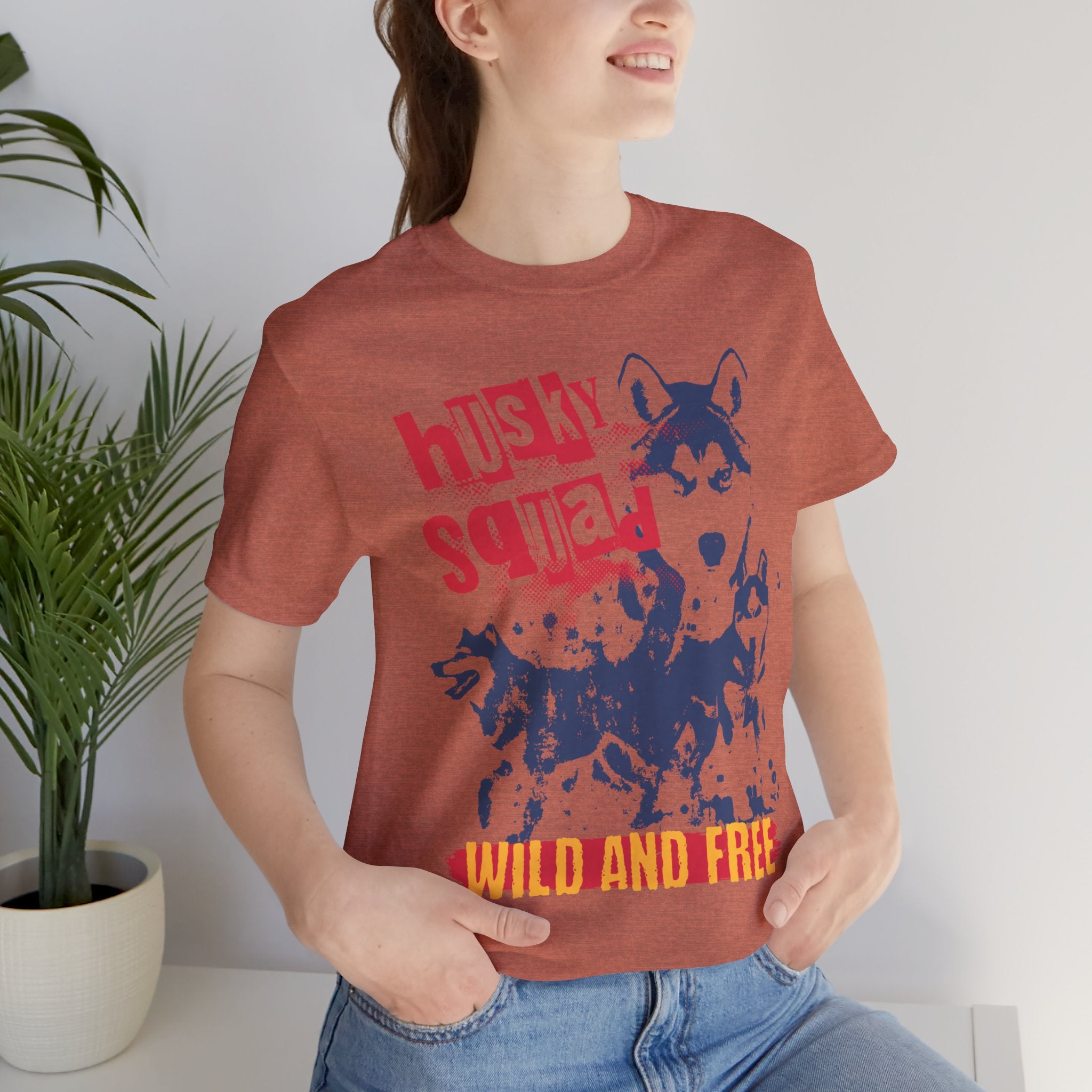 Husky Squad Tee — Wild and Free Siberian Husky Graphic T-Shirt
