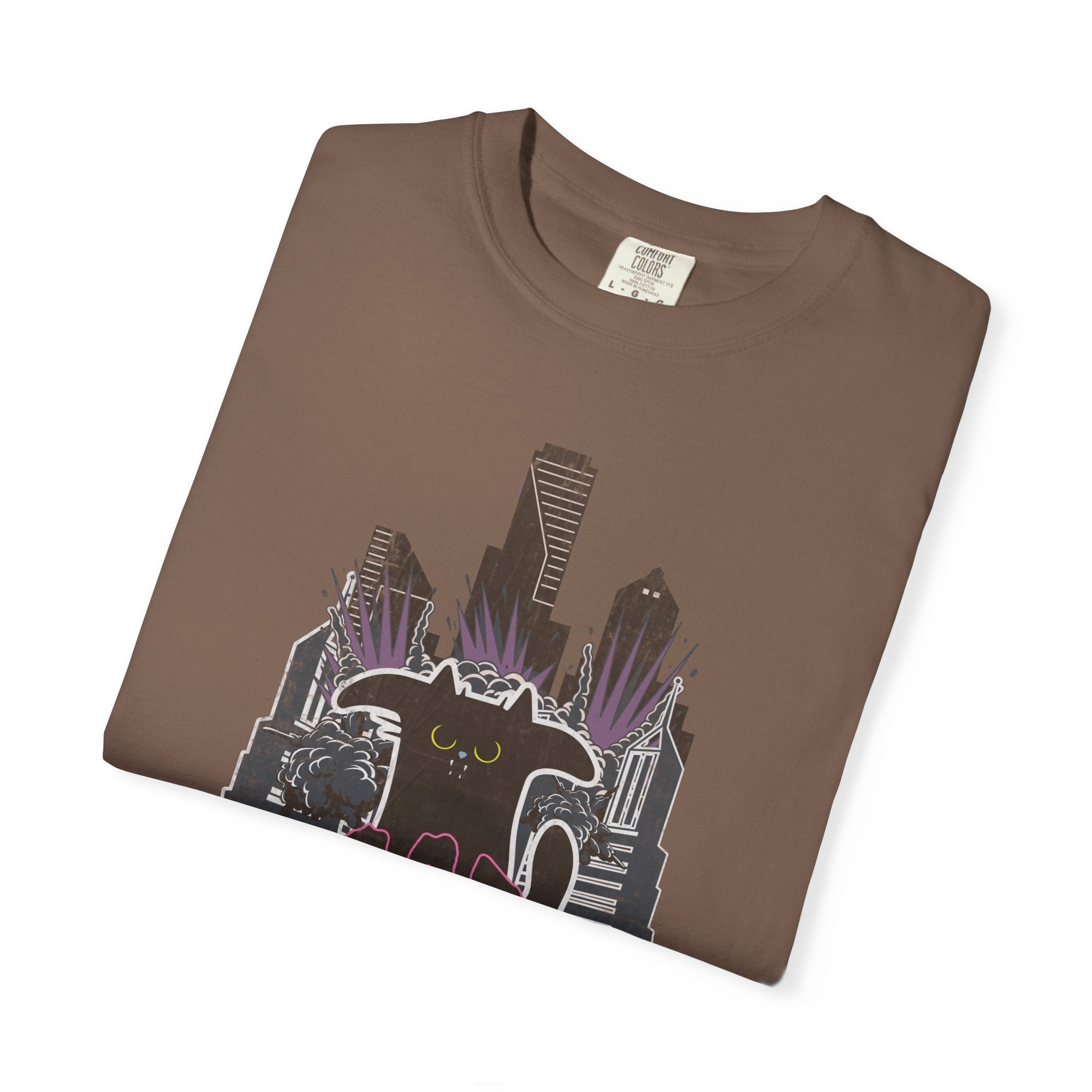Astrophe Cityscape T-Shirt — Retro Monster Graphic Tee