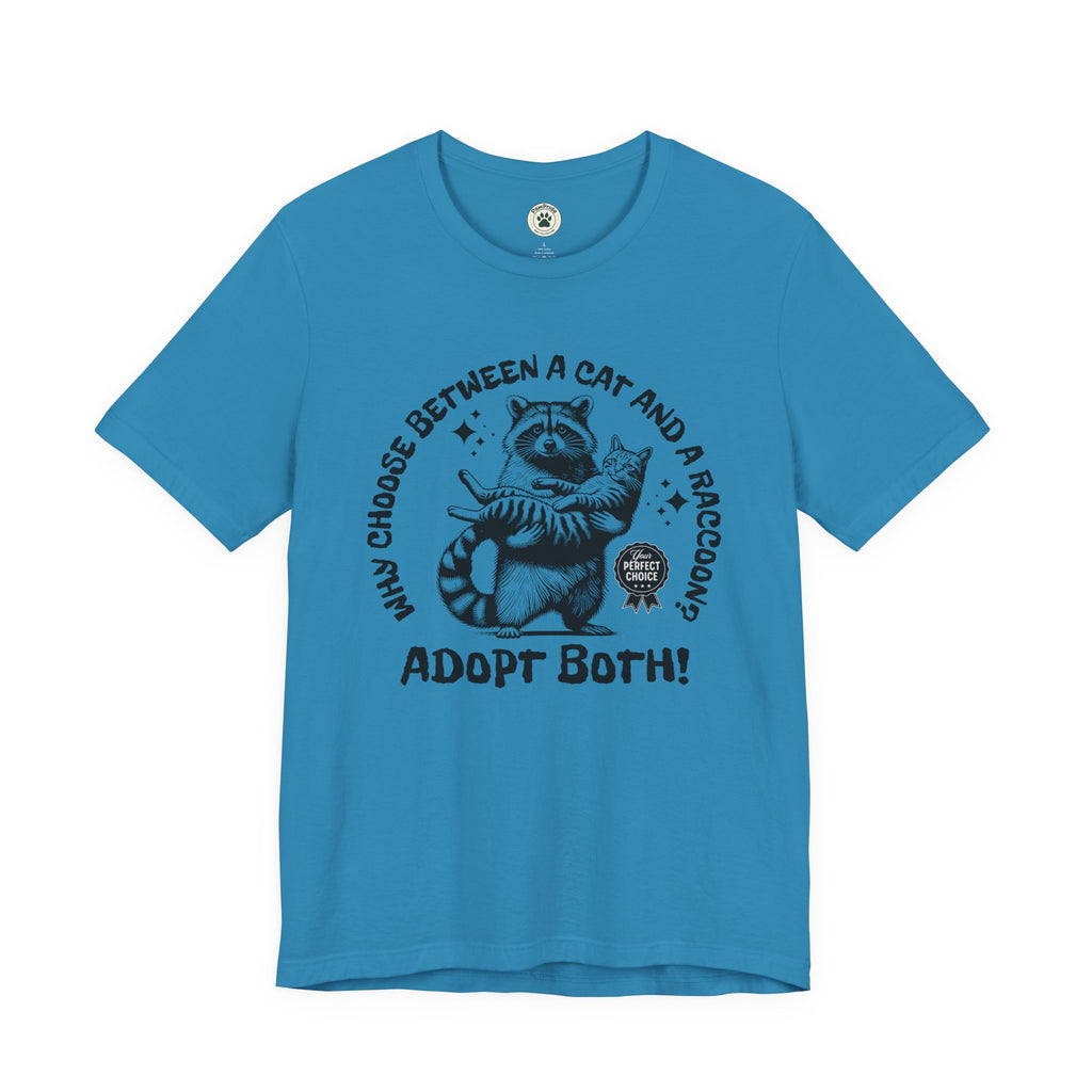 Adopt Both! Raccoon & Cat Rescue T-Shirt