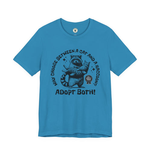 Adopt Both! Raccoon & Cat Rescue T-Shirt