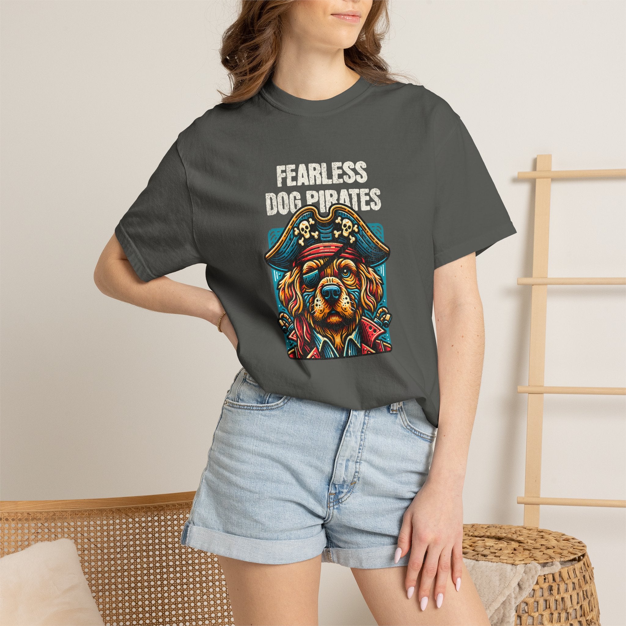 Fearless Dog Pirates T-Shirt — Pirate Dog Graphic Tee