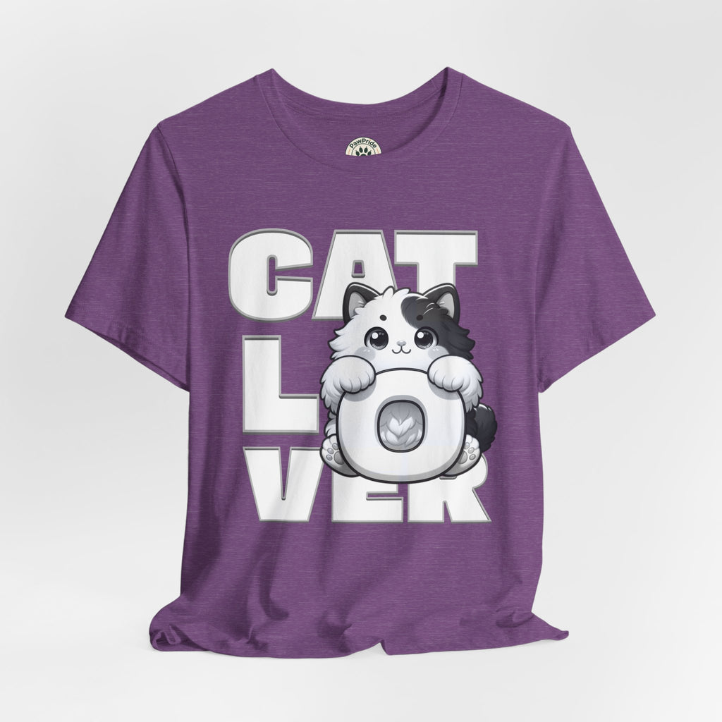 Cat Lover T‑Shirt — Cute Kitten Donut Graphic Tee for Cat Fans