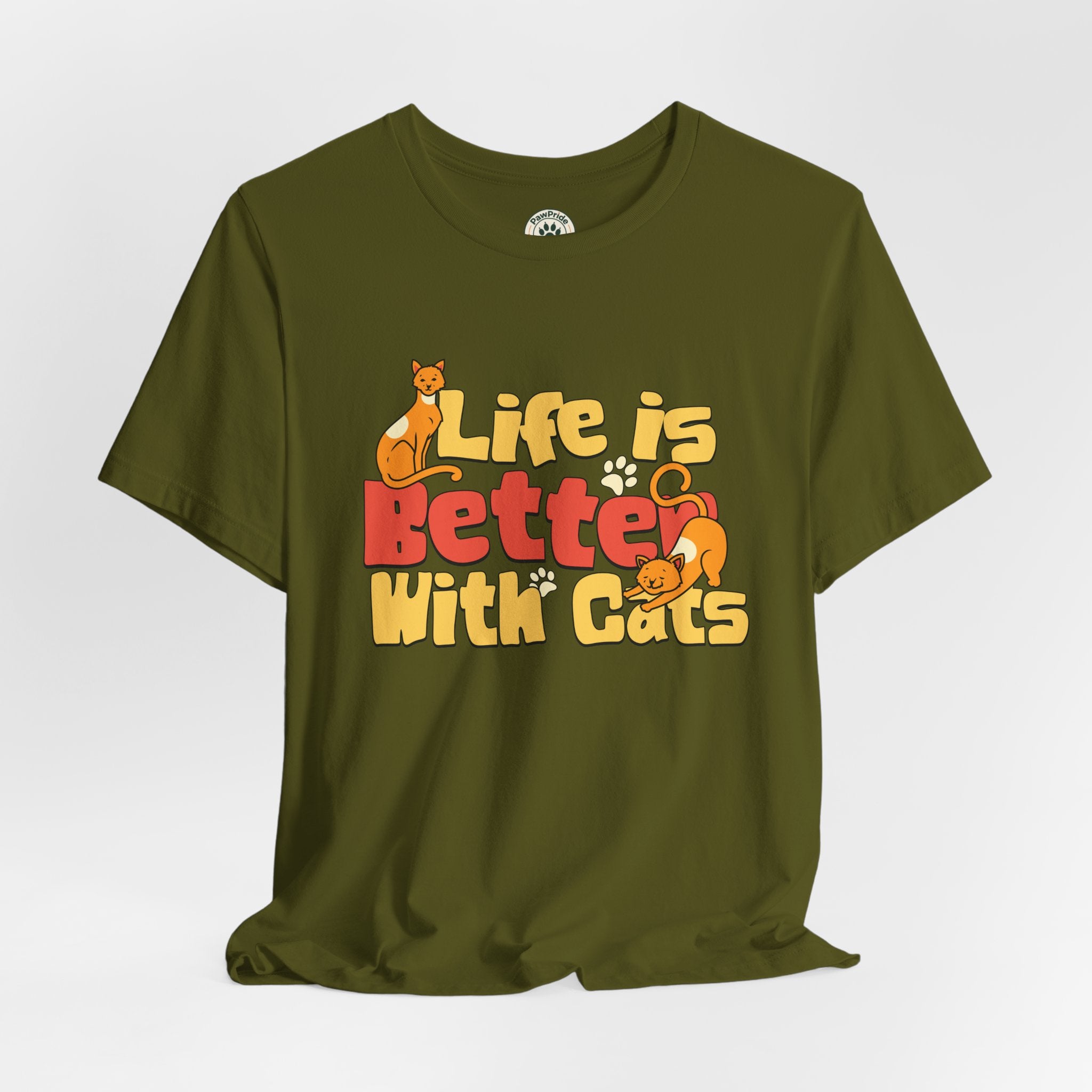 Life Is Better With Cats T‑Shirt