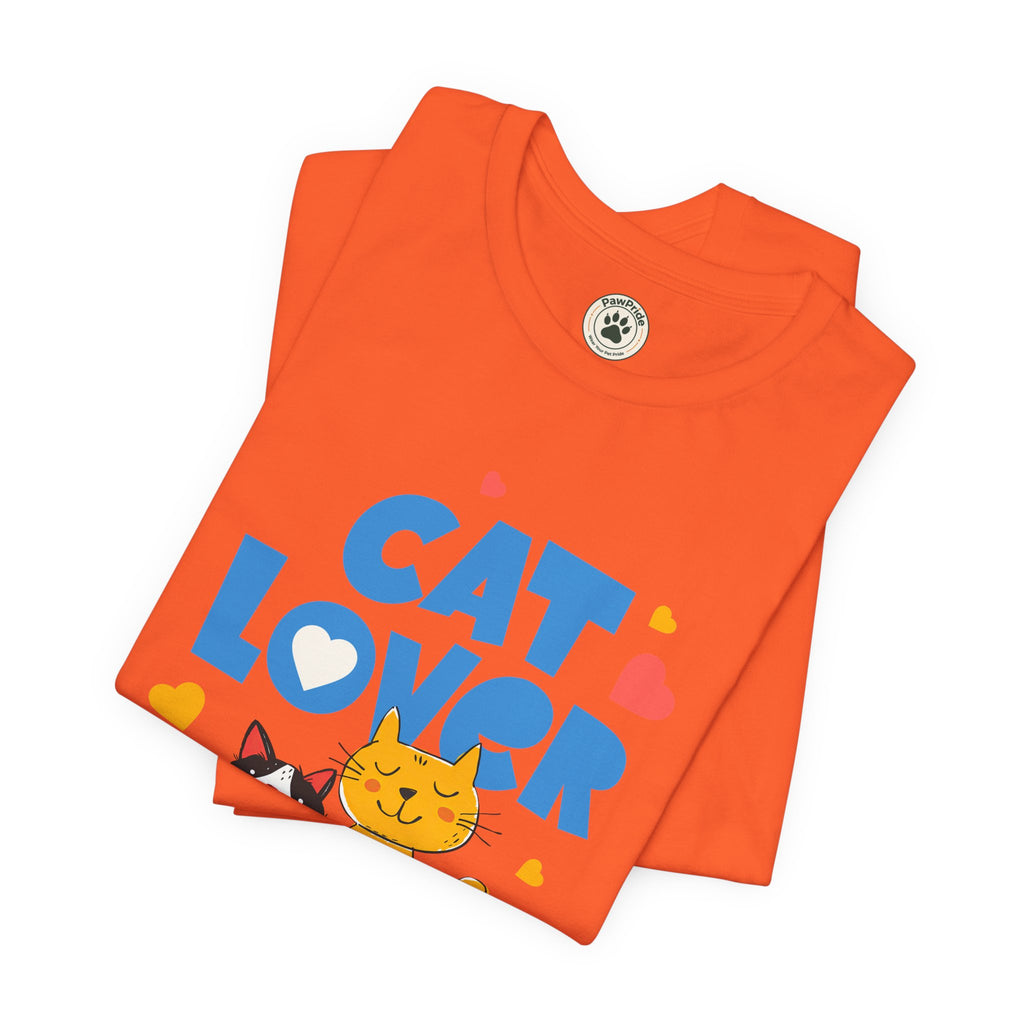 Cat Lover T-Shirt — Cute Cartoon Cats Graphic Tee