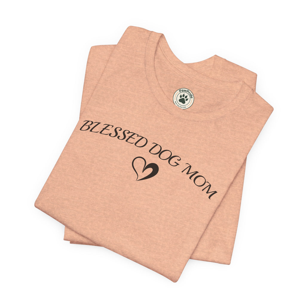 Blessed Dog Mom Tee — Women's Dog Mom Shirt with Heart