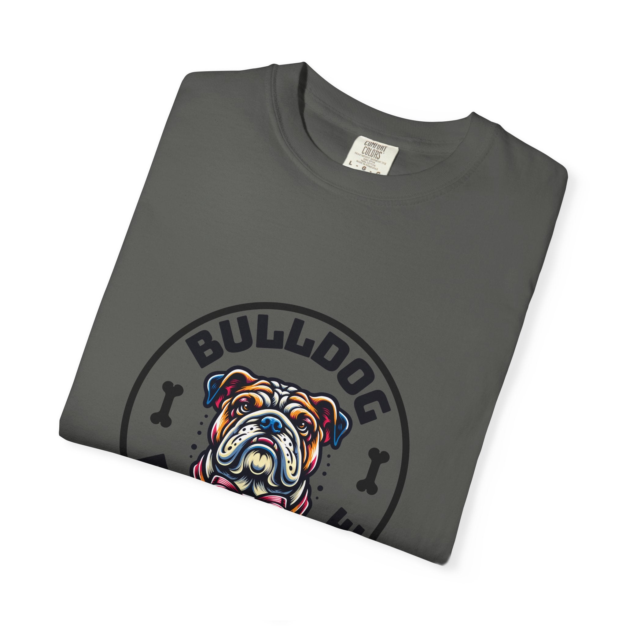 Bulldog Dog House T-Shirt — Vintage Bulldog Logo Tee