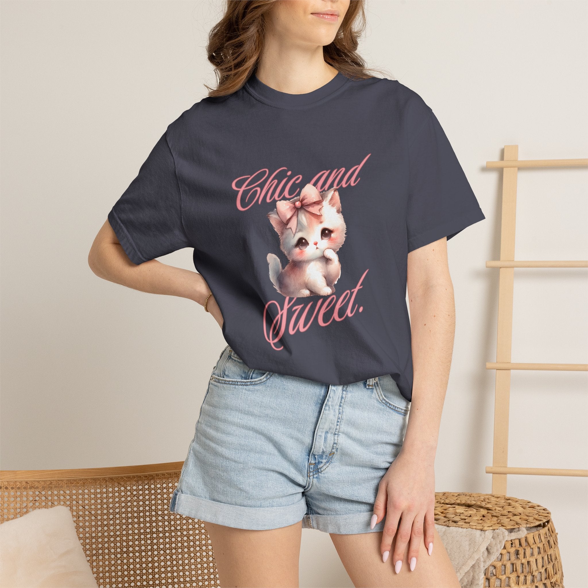 Chic and Sweet Kitten T-Shirt