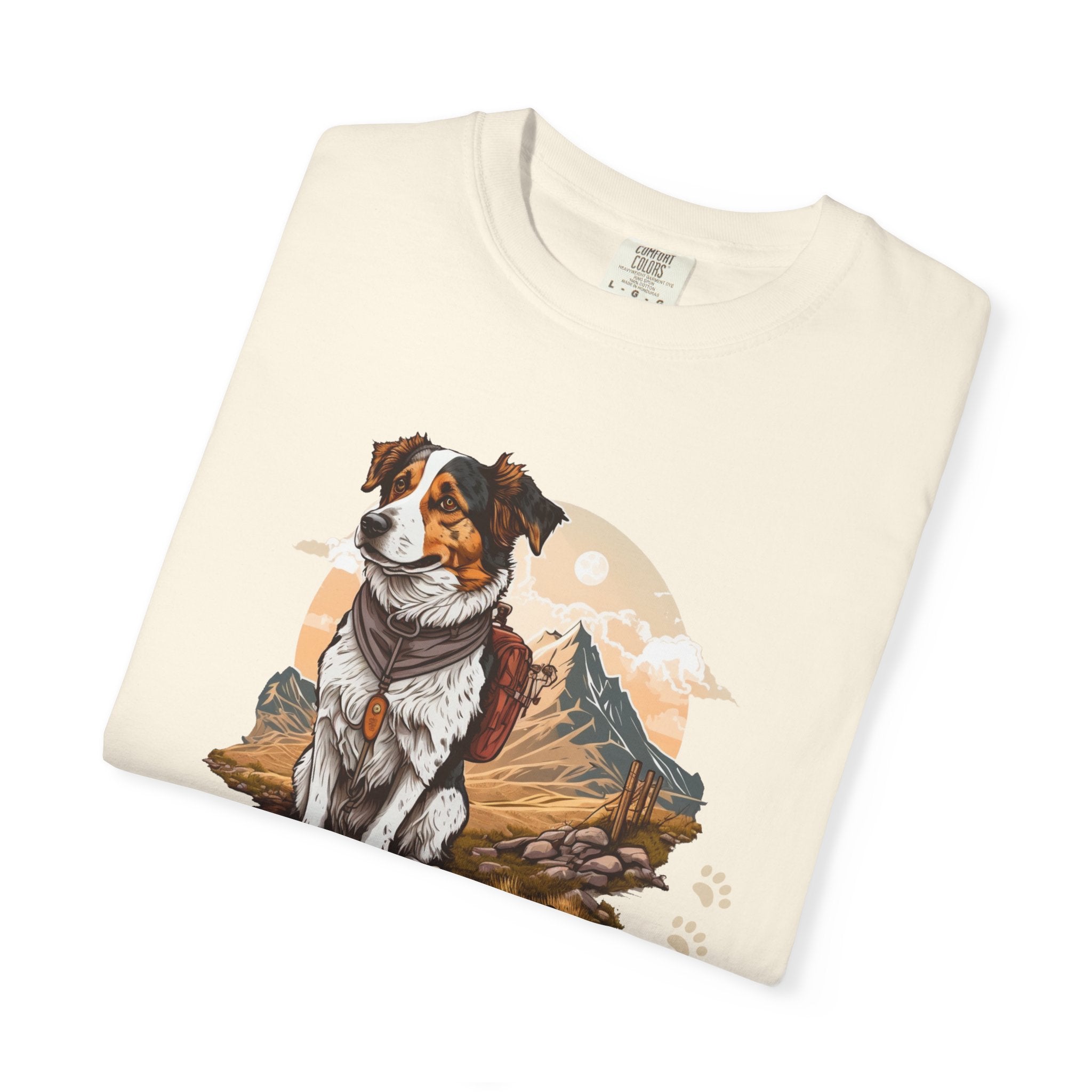 Outdoory Dog T-Shirt — Adventure Mountain Pup Graphic Tee