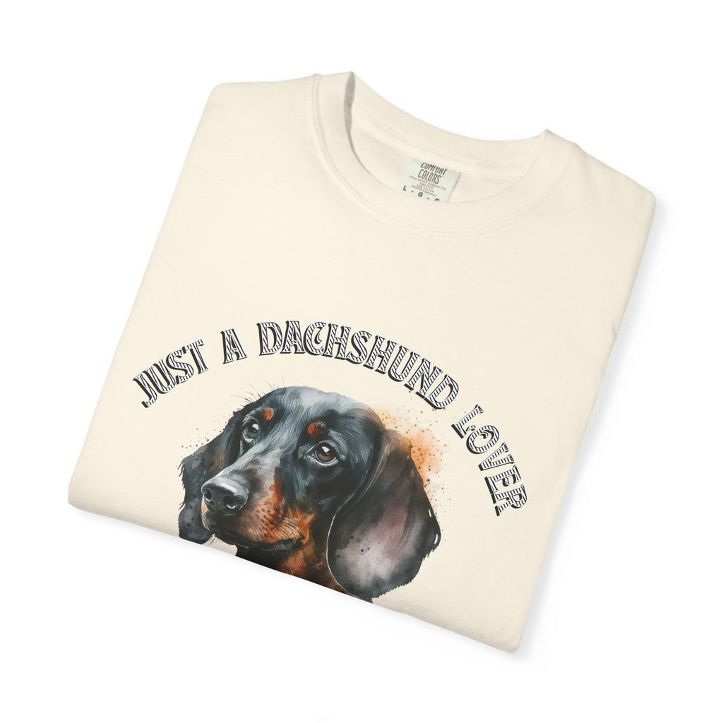 Dachshund Lover T‑Shirt — "Just a Dachshund Lover, Long Boy" Graphic Tee