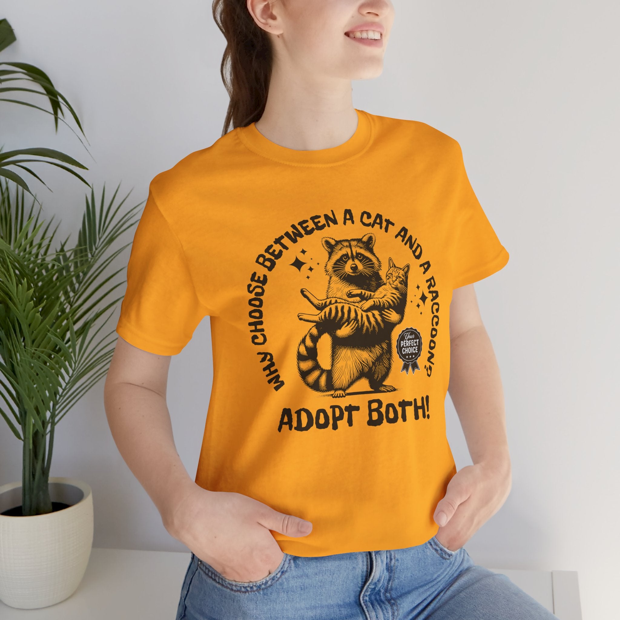 Adopt Both! Raccoon & Cat Rescue T-Shirt