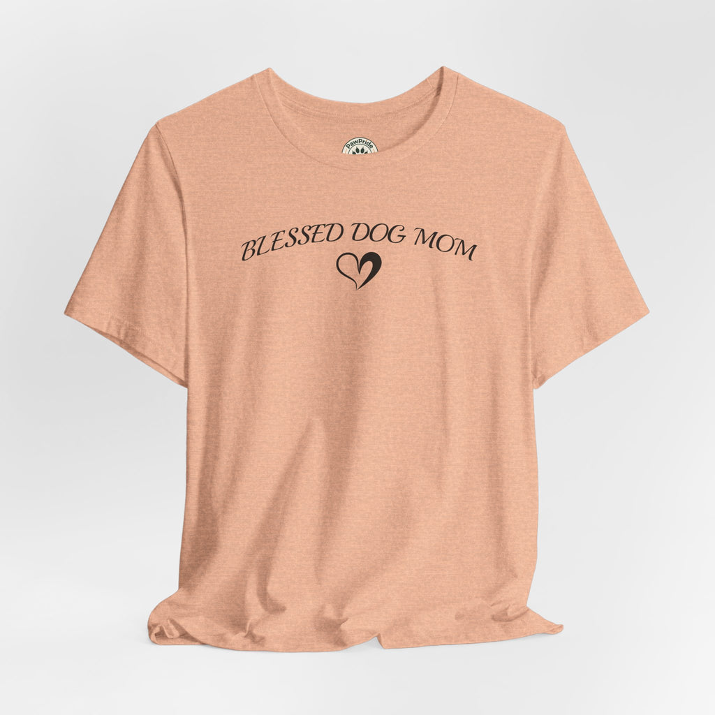 Blessed Dog Mom Tee — Women's Dog Mom Shirt with Heart
