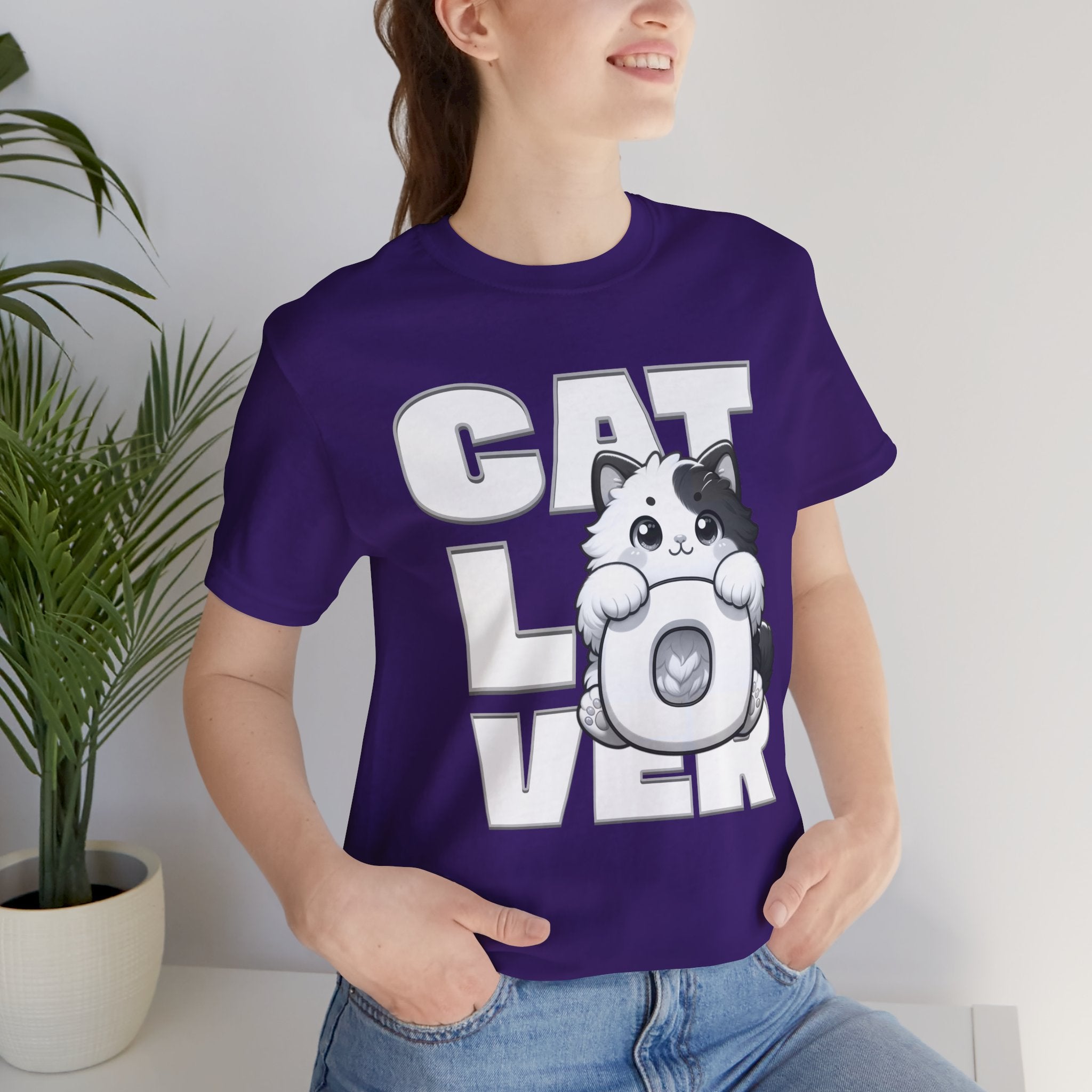 Cat Lover T‑Shirt — Cute Kitten Donut Graphic Tee for Cat Fans