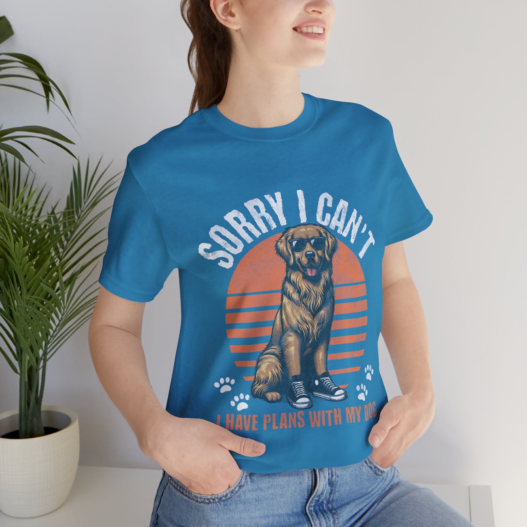 Dog Plans T-Shirt — “Sorry I Can’t, I Have Plans With My Dog” Graphic Tee