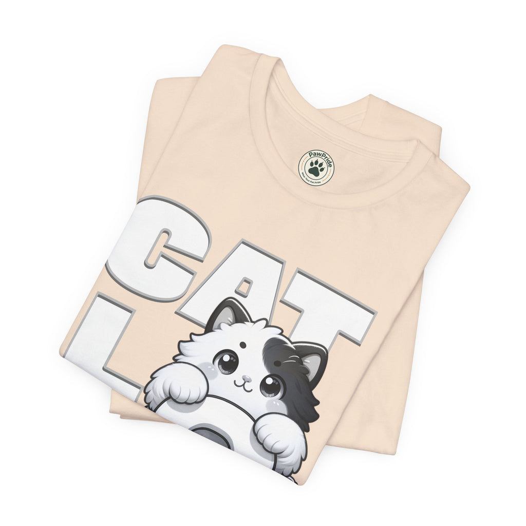 Cat Lover T‑Shirt — Cute Kitten Donut Graphic Tee for Cat Fans