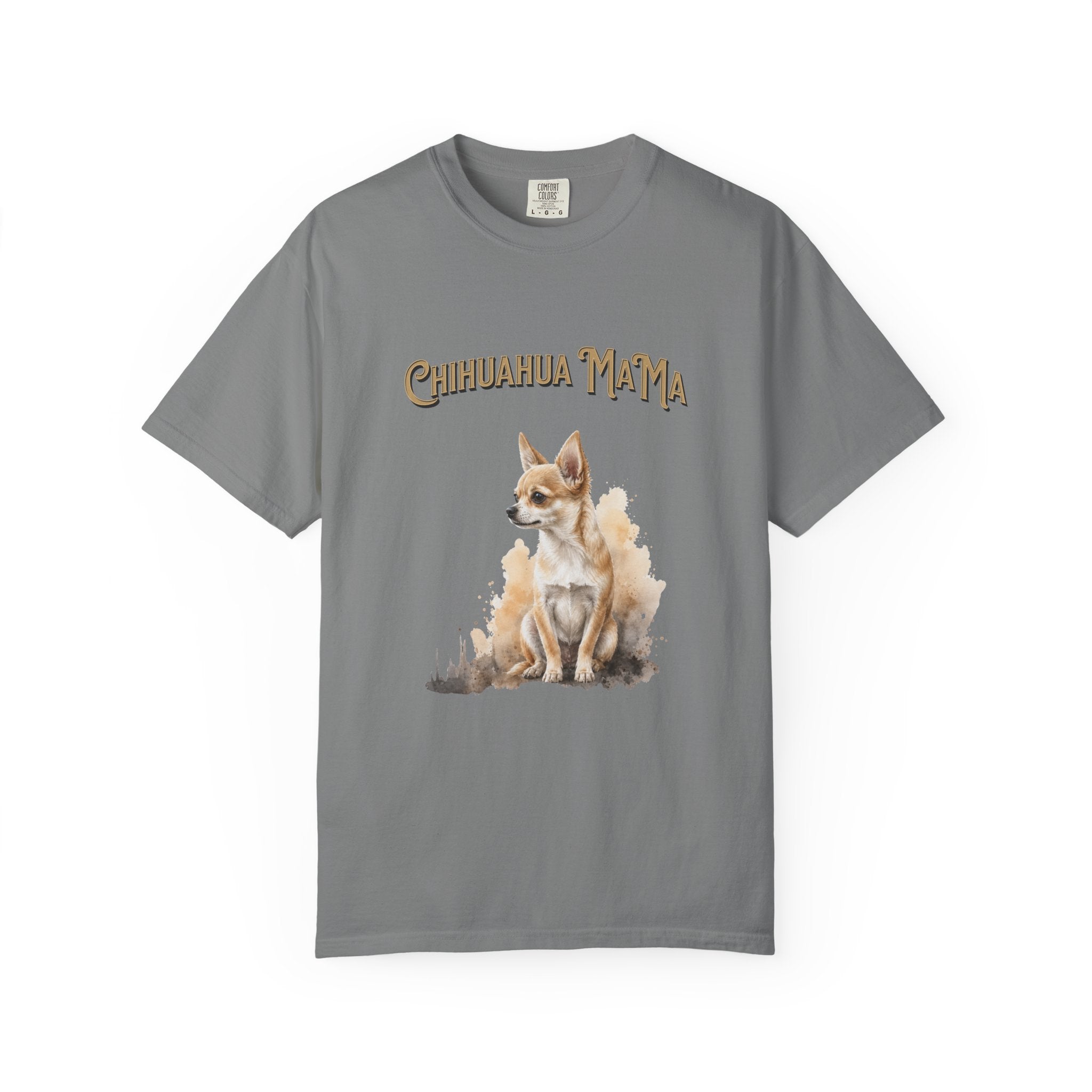 Chihuahua Mama T-Shirt — Watercolor Dog Mom Tee