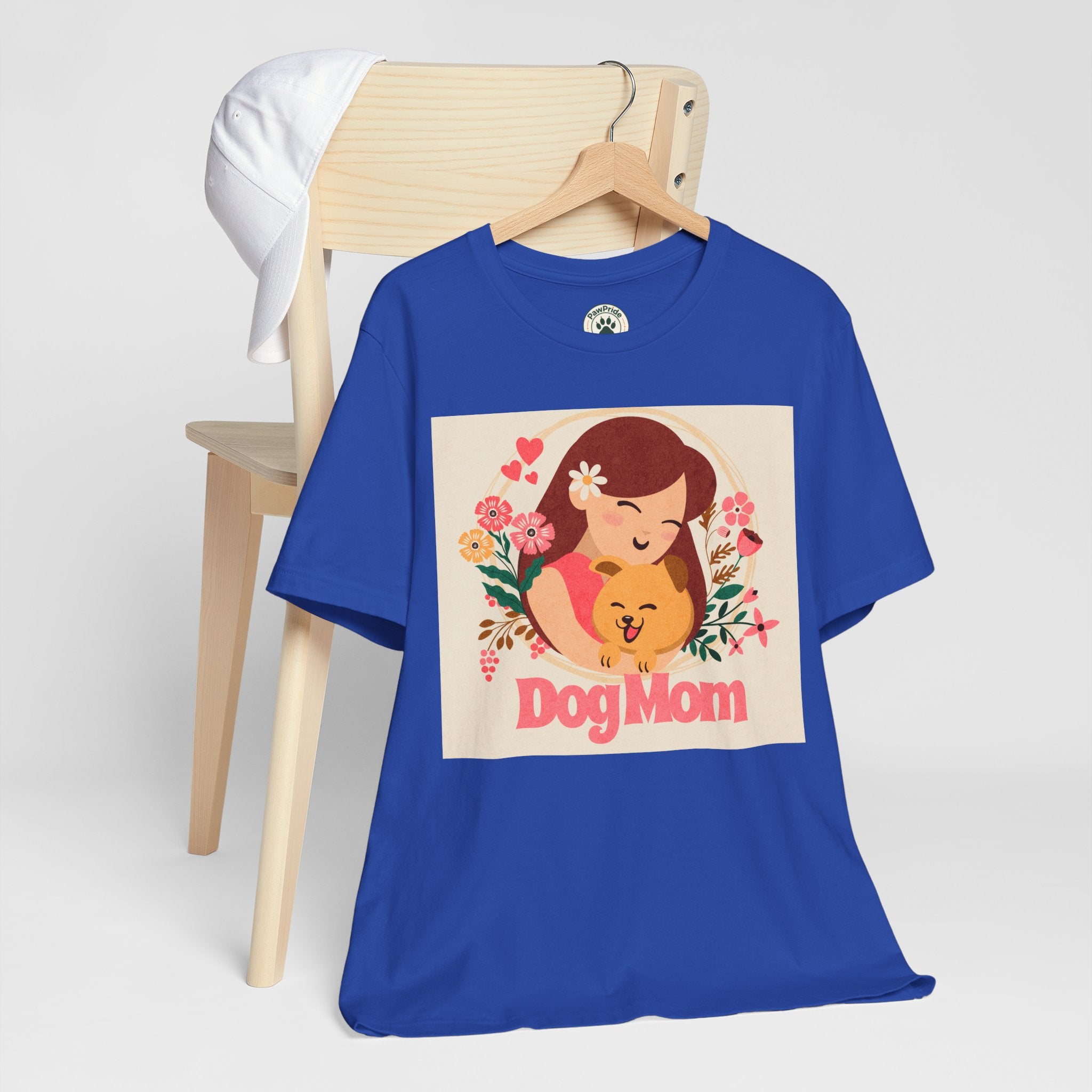Dog Mom T-Shirt — Cute Floral Dog Mom Tee
