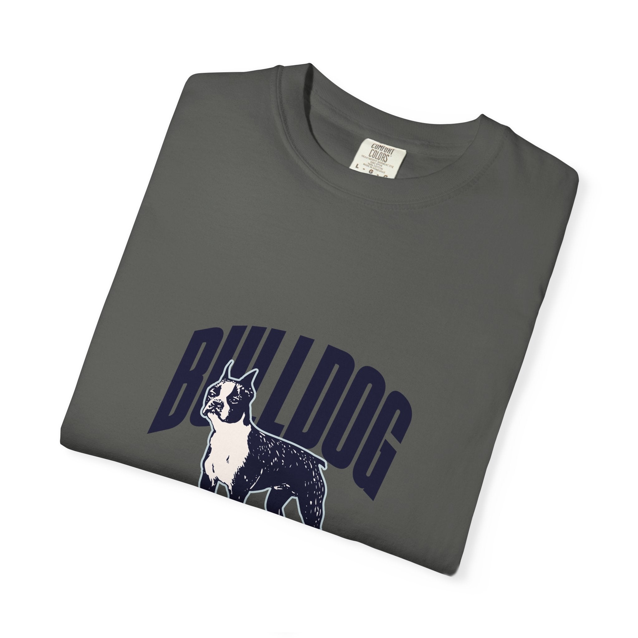 Bulldog Graphic T-Shirt — Vintage Collegiate Dog Tee