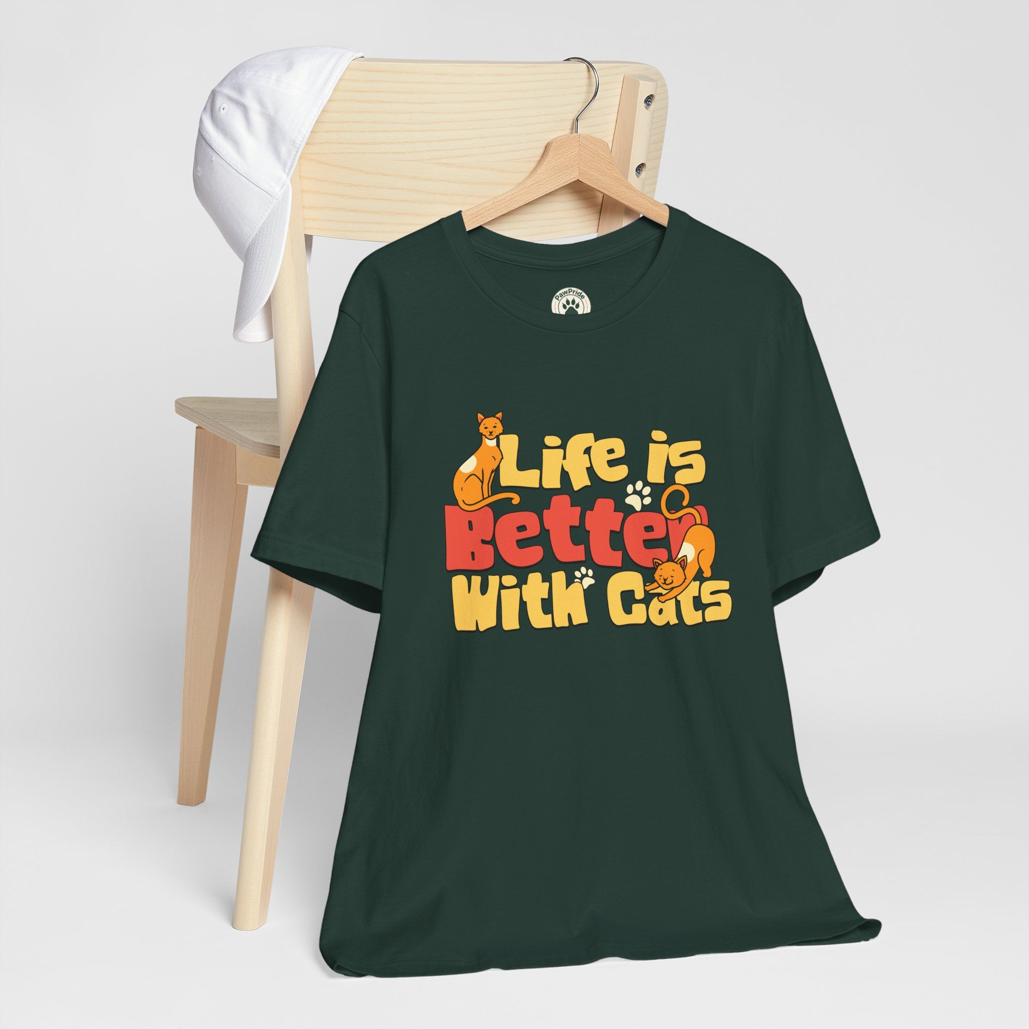 Life Is Better With Cats T‑Shirt