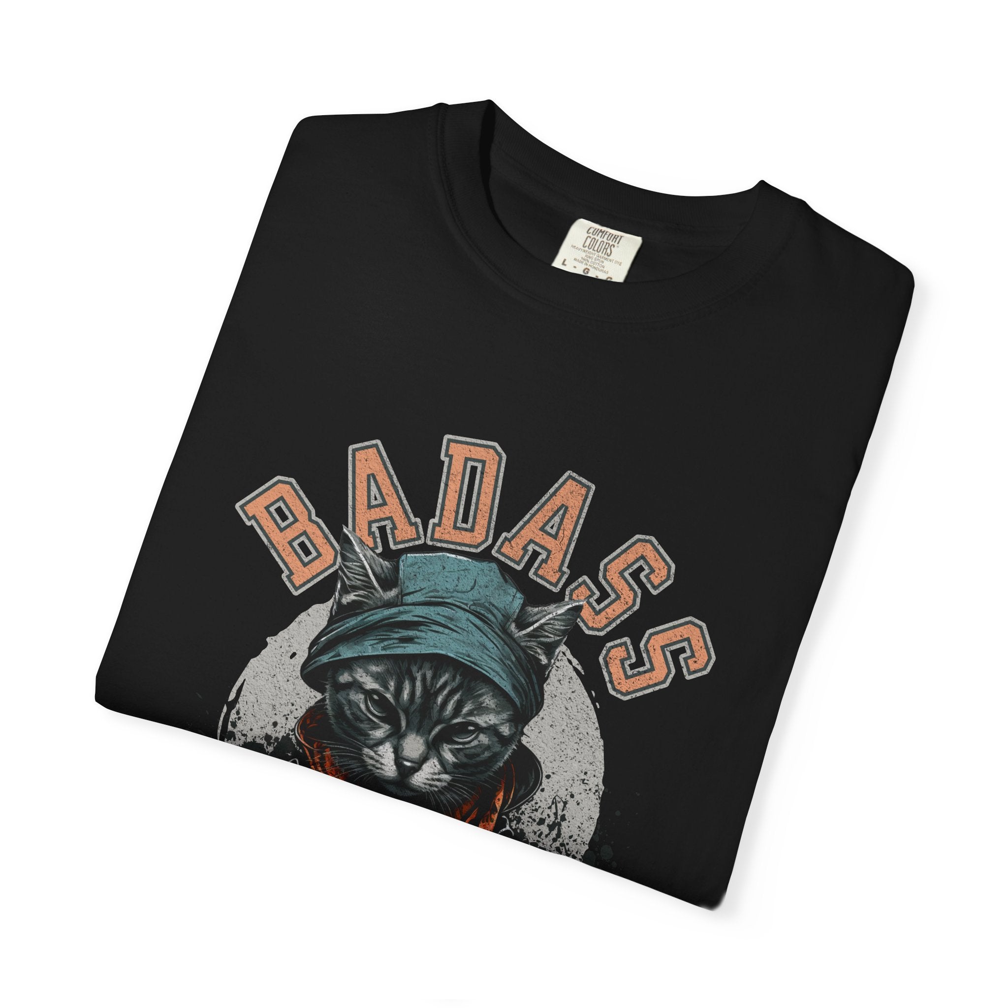 Badass Cat Dad T-Shirt — Graphic Cool Cat Father Tee