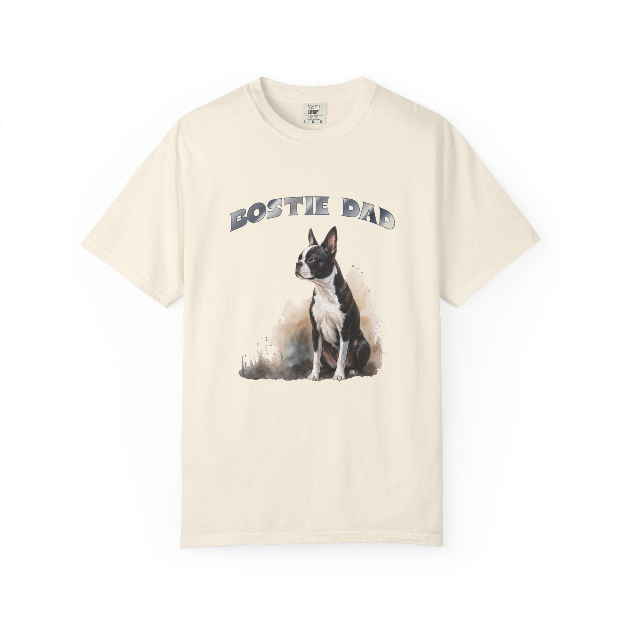 Boston Terrier Dad T-Shirt — 'Bostie Dad' Dog Dad Graphic Tee